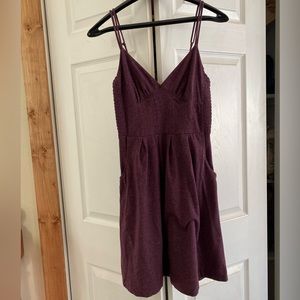 American Eagle Purple Adjustable Strap Dress